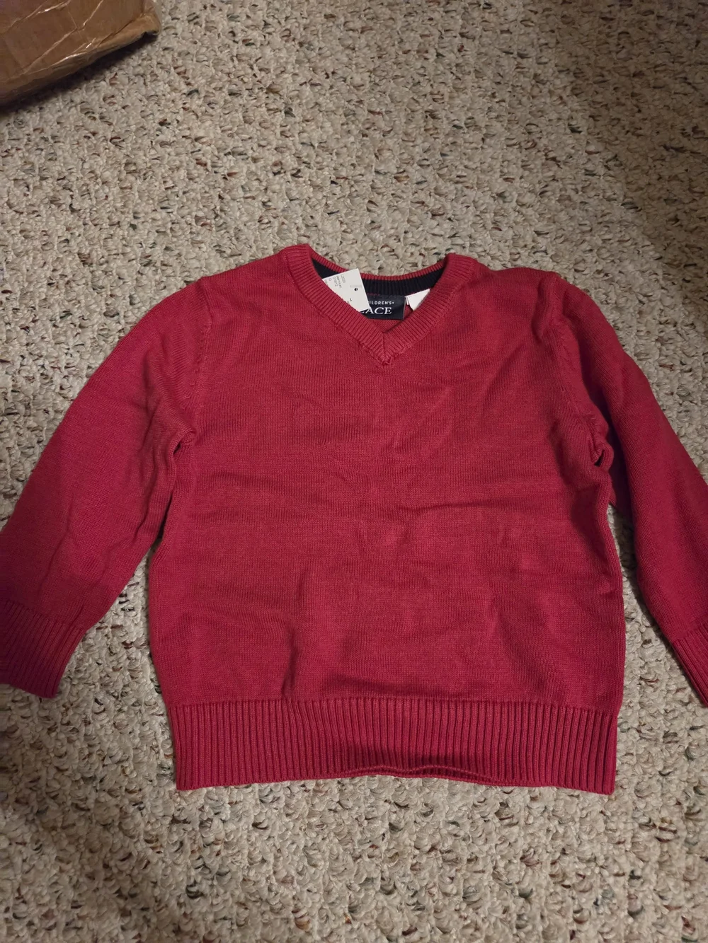 The Children's Place Red V-Neck Sweater